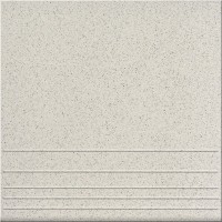 Ступень Уральский гранит Стандарт U126M 30*30 серо-бежевая